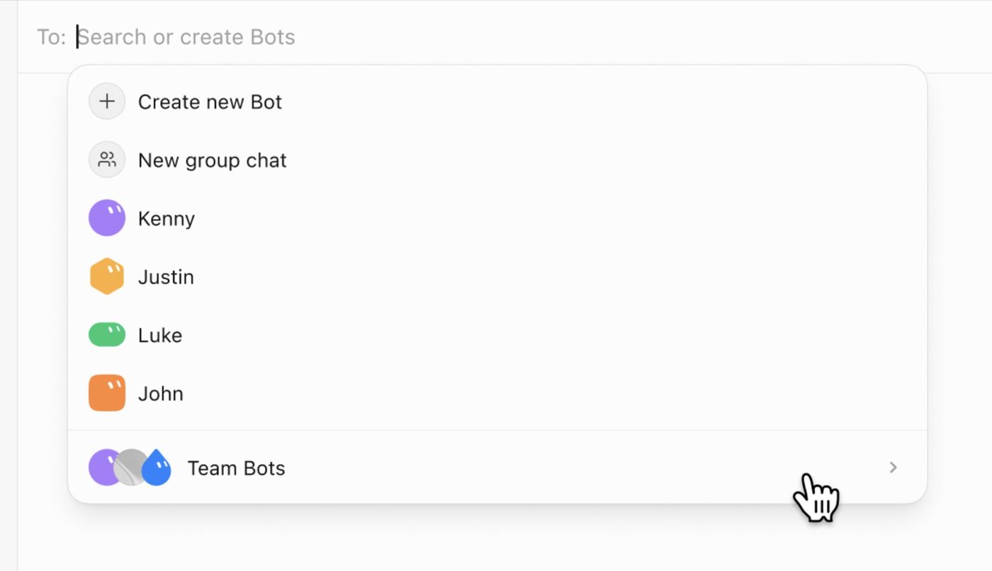 Meet your Team Bots